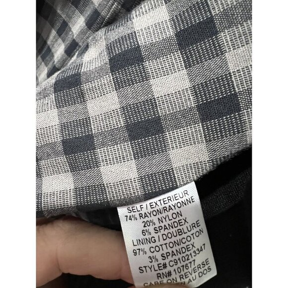 Alice + Olivia Ruffle Ponte Knit Lined V-Neck Open Vest Cardigan Pockets SZ M - Picture 6 of 10